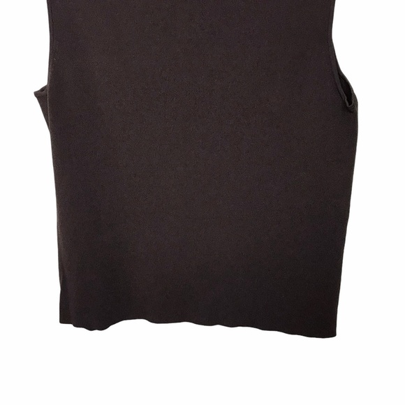 Laura Ashley Brown Sleeveless Tank Top Blouse - Picture 6 of 9